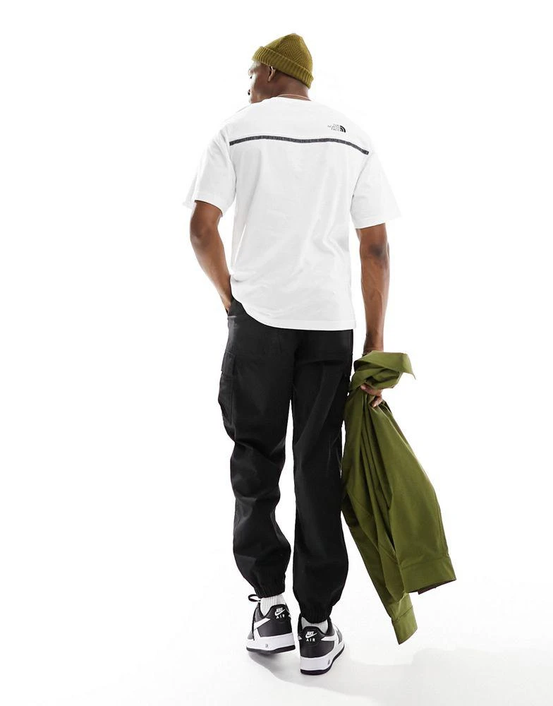 The North Face The North Face Zumu taped logo t-shirt in white 3