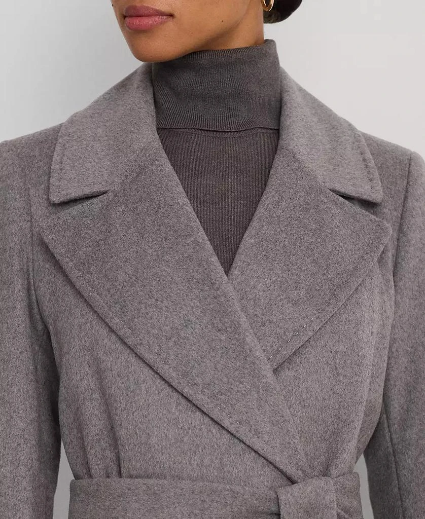 Ralph Lauren Women's Wool-Blend Belted Wrap Coat 3