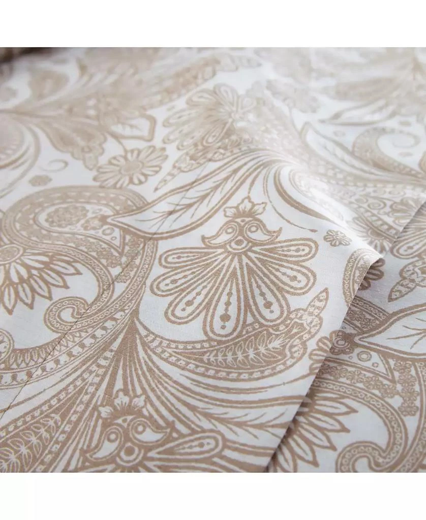 SOUTHSHORE FINE LINENS Perfect Paisley Extra Deep Pocket Boho Sheet Set, California King 3