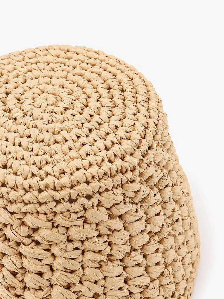 Loro Piana Jasmine rafia cloche hat 3