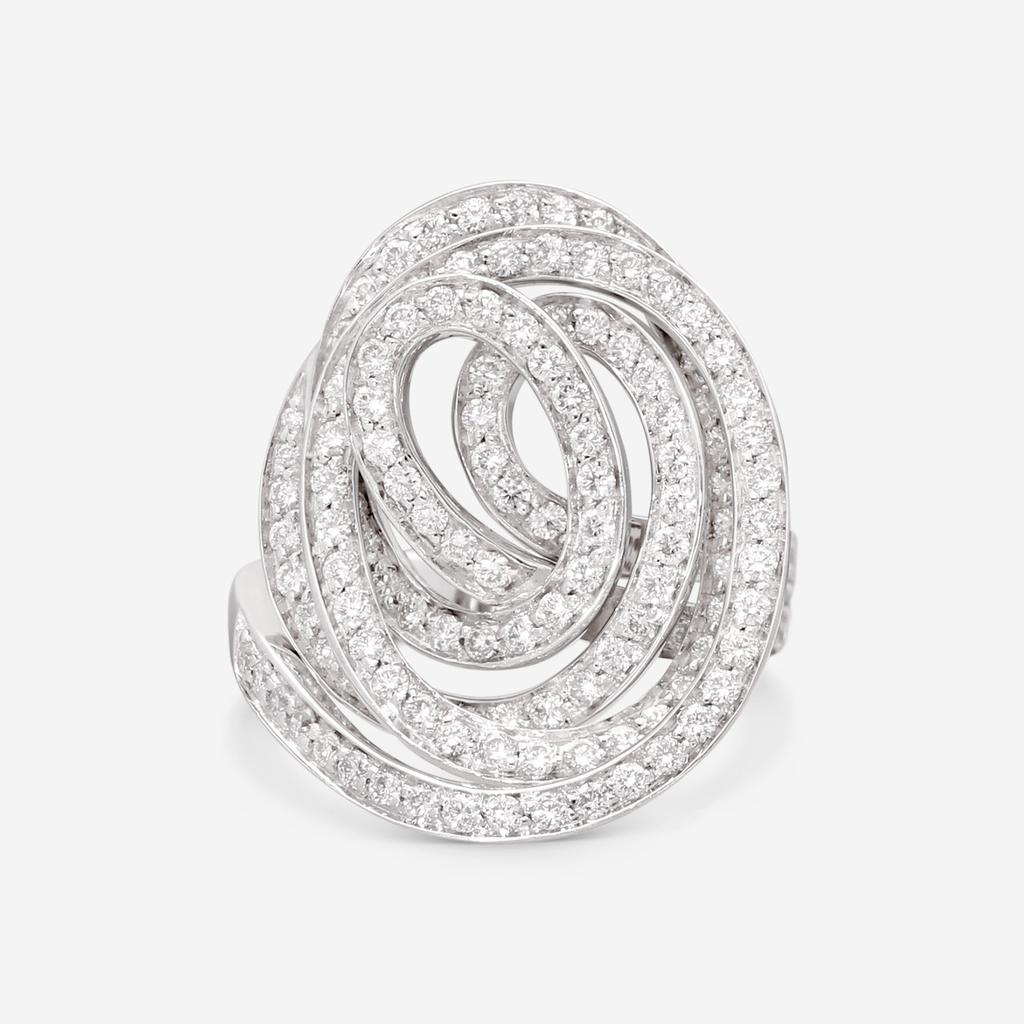 Giloro Giloro 18K White Gold Diamond Statement Ring AN0461-170