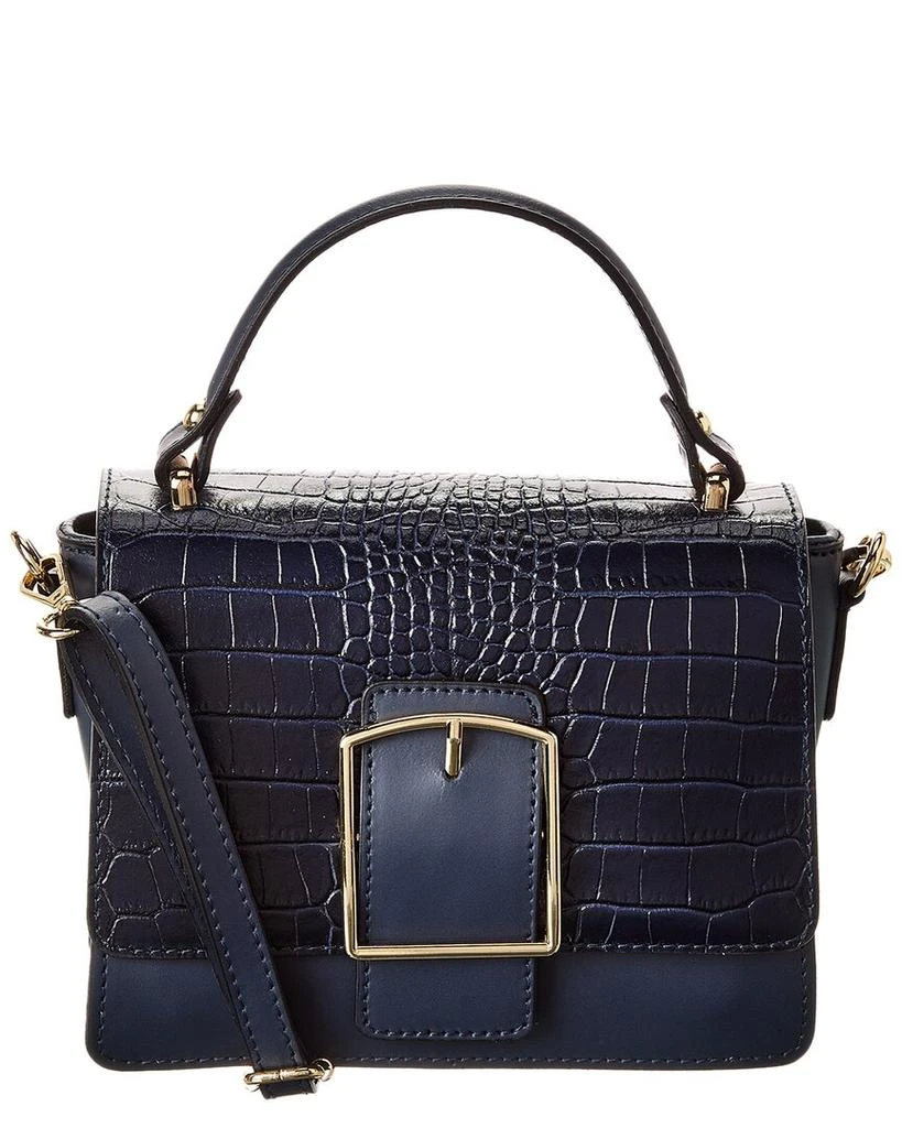 Persaman New York Constatina Croc-Embossed Leather Satchel 1