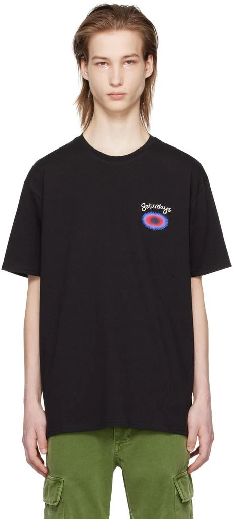 Saturdays NYC Black Printed T-Shirt 1