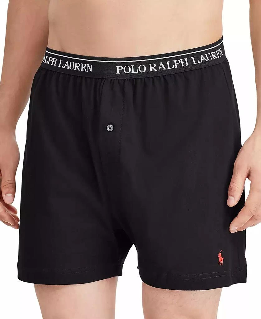 Ralph Lauren Men's 5-Pack Classic-Fit Cotton Knit Boxers 4