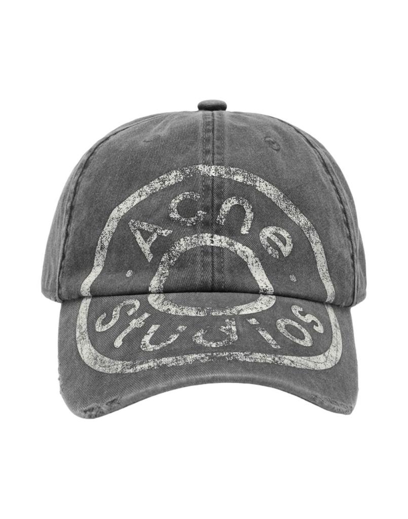 ［新品]Acne Studios LOGO STAMP CAP Acne Studios - Logo stamp cap - Black