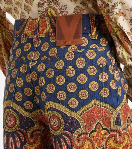 Valentino Voyage Imaginaire wide-leg jeans 6