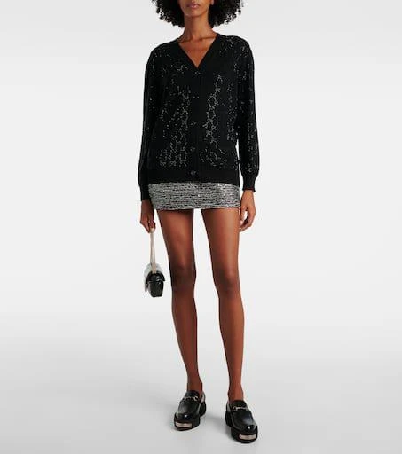Gucci GG Crystal wool cardigan 2