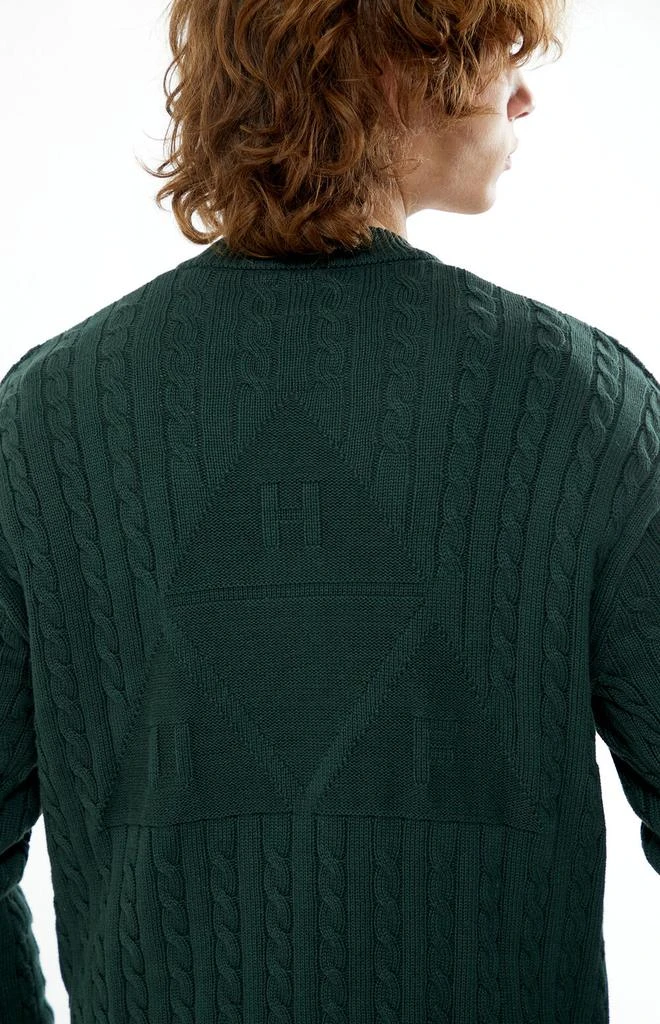 HUF Triple Triangle Jacquard Cardigan 2