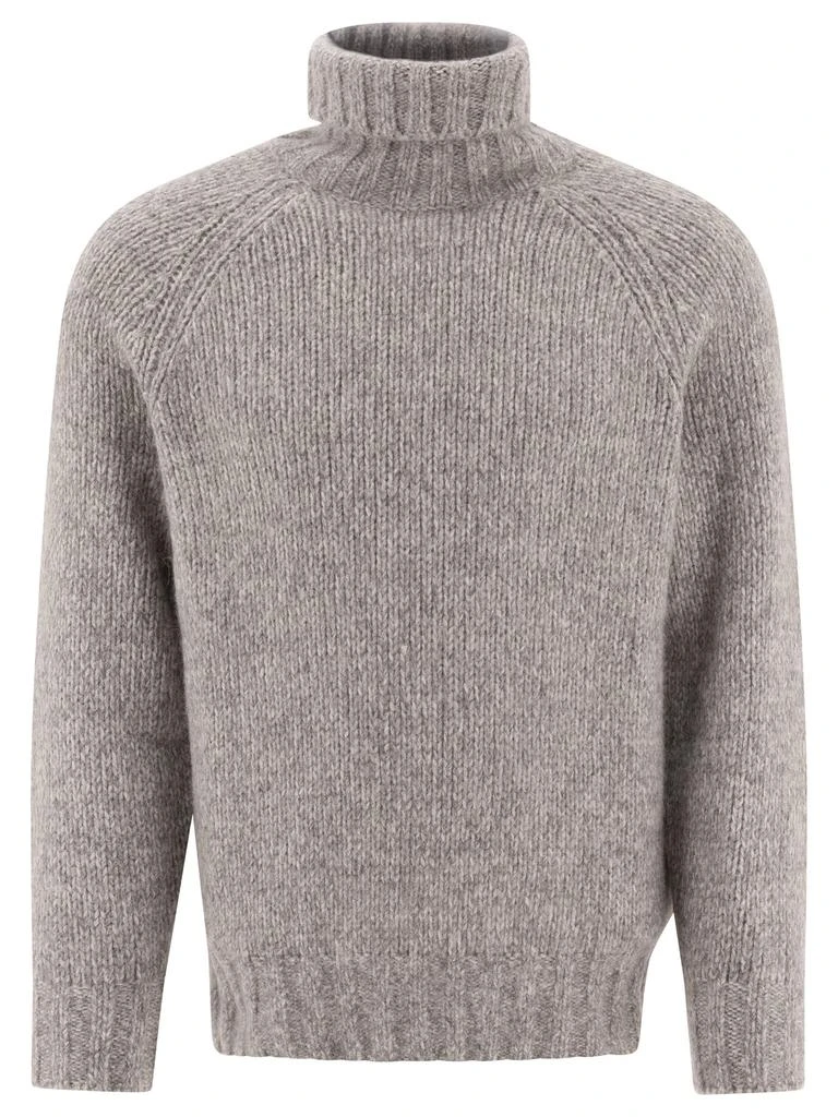 Brunello Cucinelli MELANGE TURTLENECK SWEATER 1