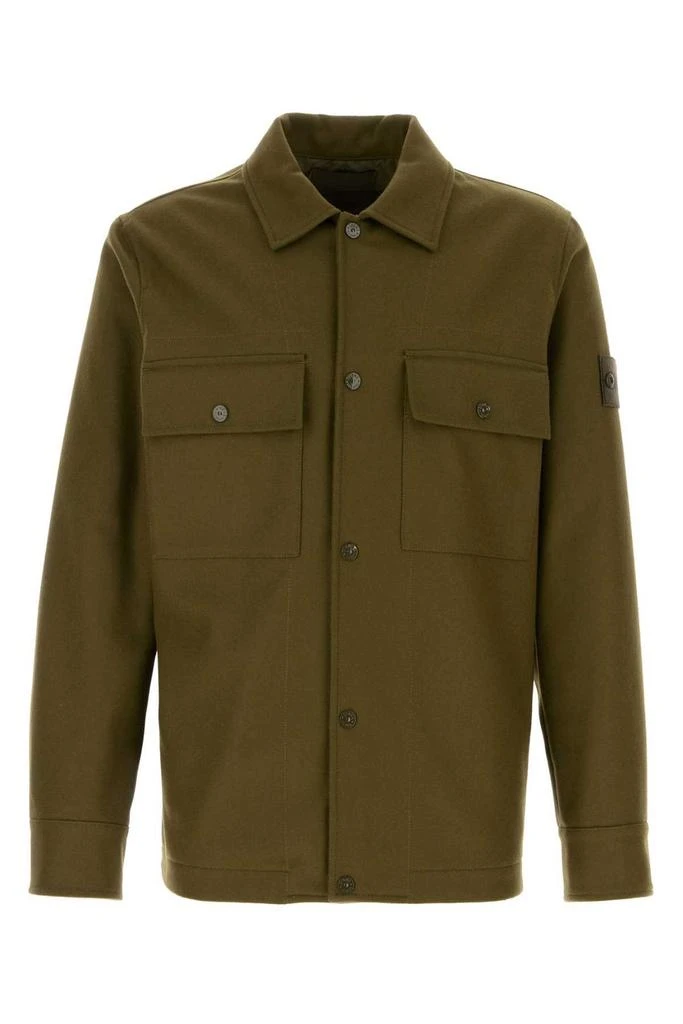 Stone Island Stone Island Ghost Piece Button-Up Overshirt 1