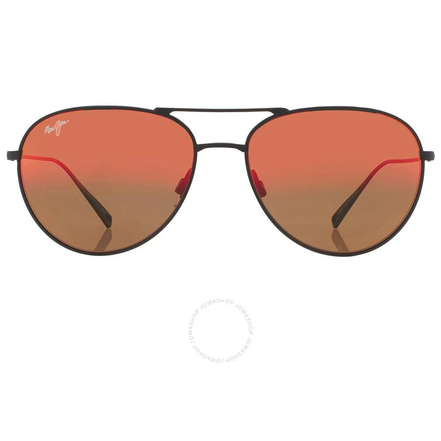 Maui Jim Walaka Hawaii Lava Pilot Unisex Sunglasses RM885-02 57 1