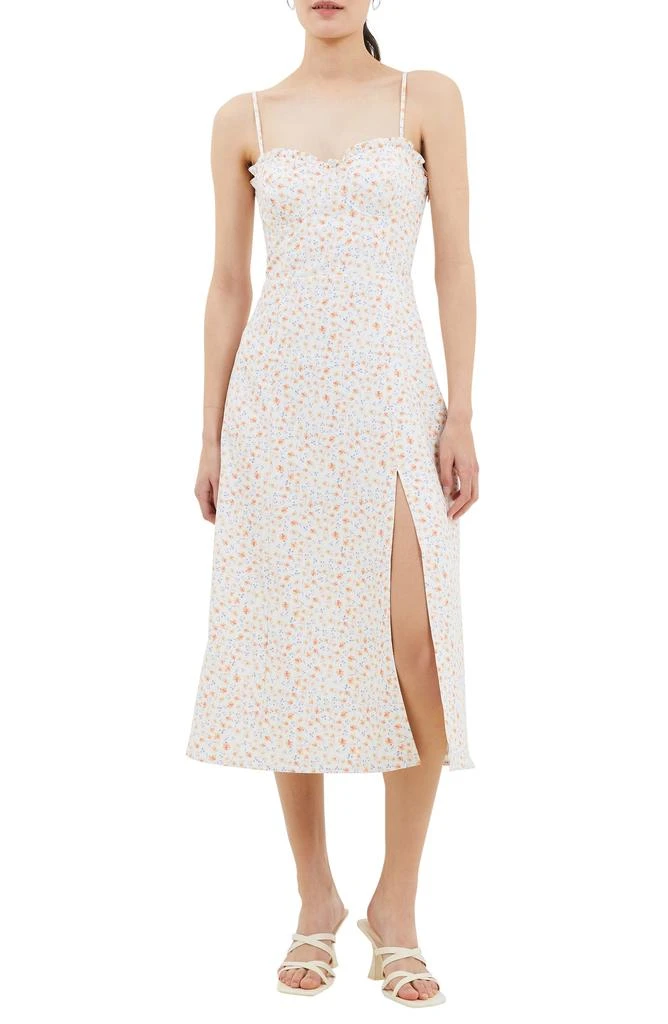 French Connection Echo Ruffle Slipdress 1
