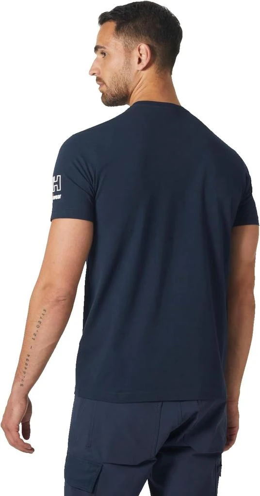 Helly Hansen Helly-Hansen Workwear Kensington Short Sleeve T-Shirts for Men Made from Light Breathable 92% Cotton Blend for High Mobility 4