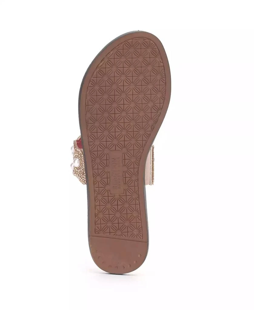 Kenneth Cole Women' Spring X Band Scallop Flat Sandals 5