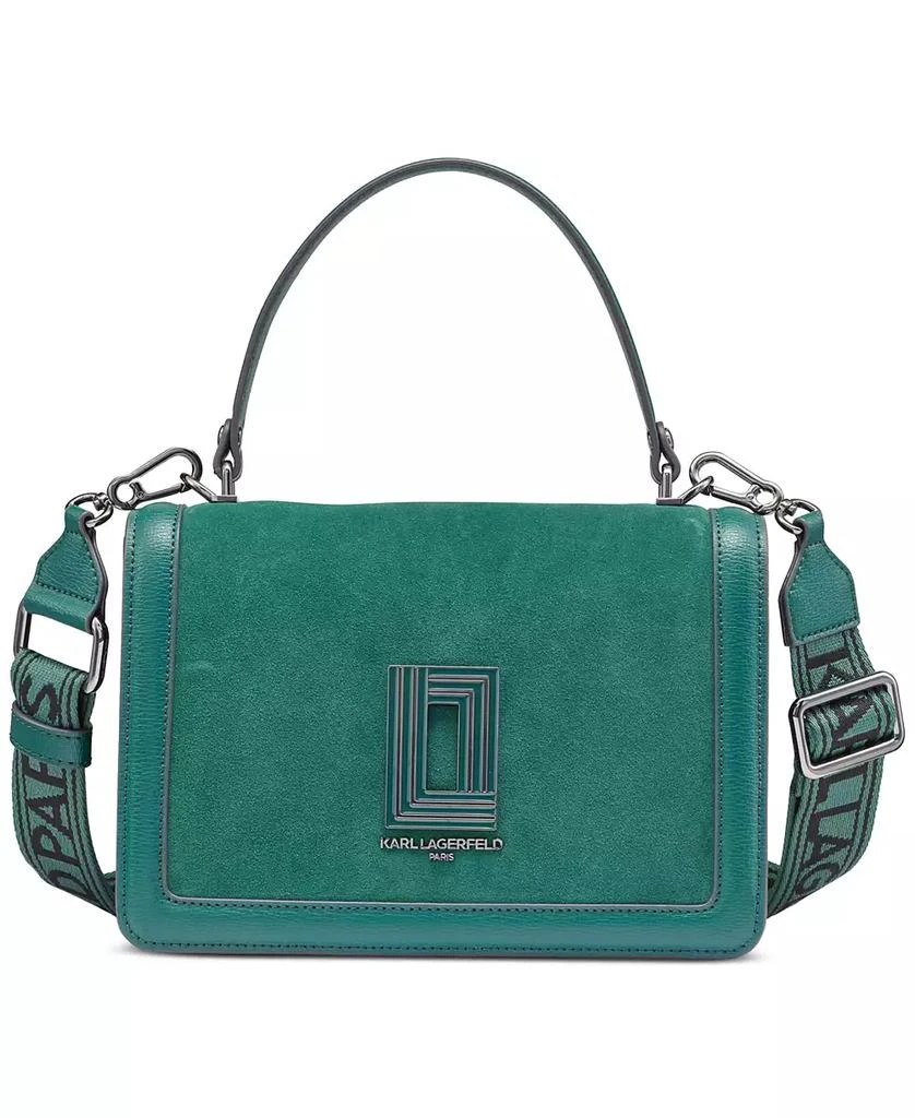 Karl Lagerfeld Paris Simone Leather Crossbody 1
