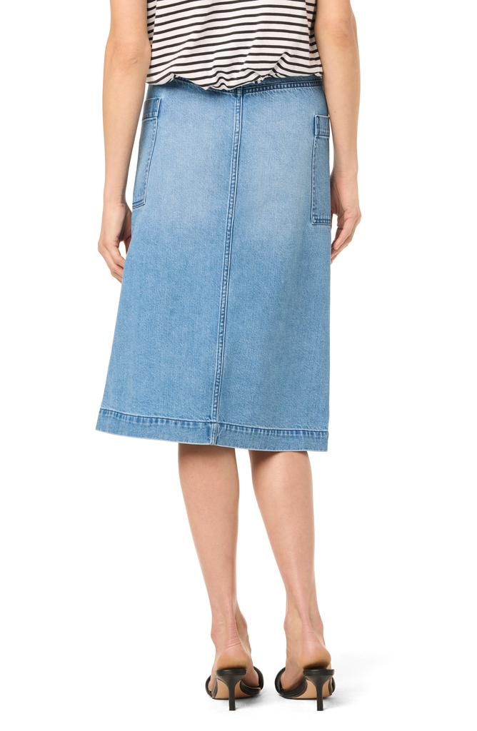 Joe's Cargo Denim Midi Skirt