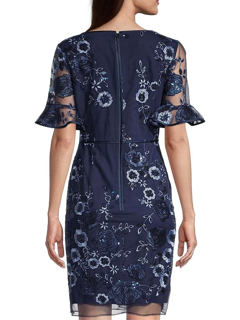 self portrait wave lace dress Polka Dot Satin Lace Maxi Dress – self-portrait-US main image 0