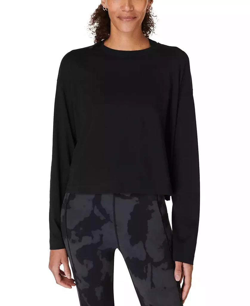 SWEATY BETTY Women's Essential Cropped Long-Sleeve Tee 3