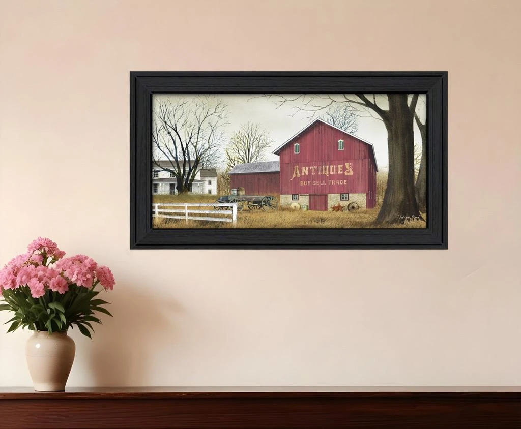 Hivvago Antique Barn 4 Black Framed Print Wall Art