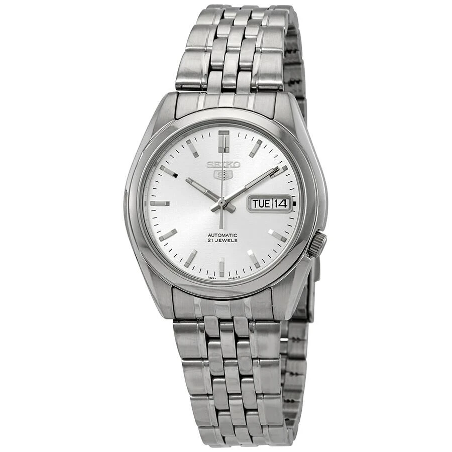 Seiko Series 5 Automatic Silver Dial Men's Watch SNK355 1