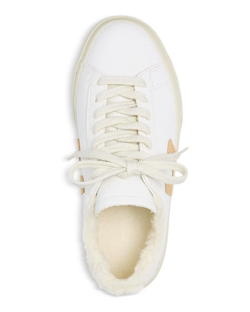 Veja Women's Campo Faux Shearling Lining Low Top Sneakers 3