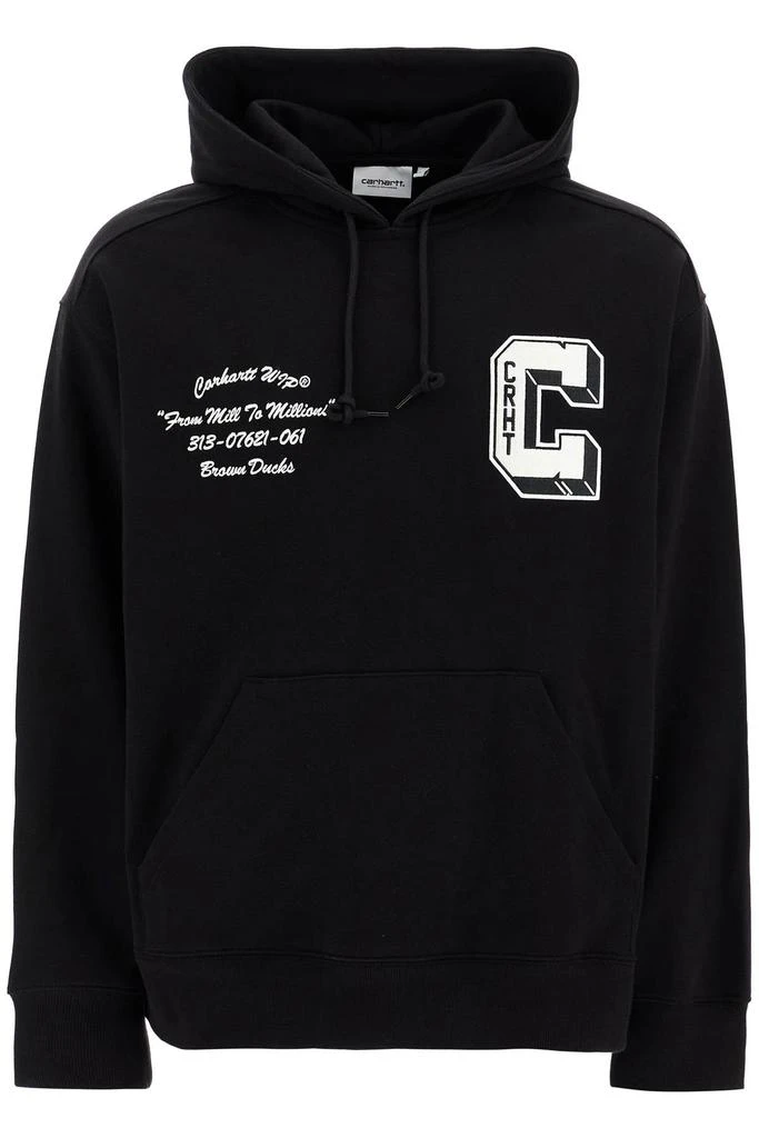 Carhartt WIP Hooded Sweatshirt With Brown 3