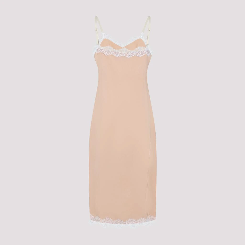 Carven LINGERIE VISCOSE MIDI DRESS 3