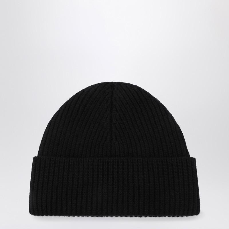 AMI Ami de Coeur black wool hat