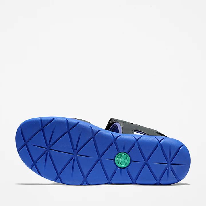 Timberland Perkins Row Strappy Sandal for Toddler in Grey/Green