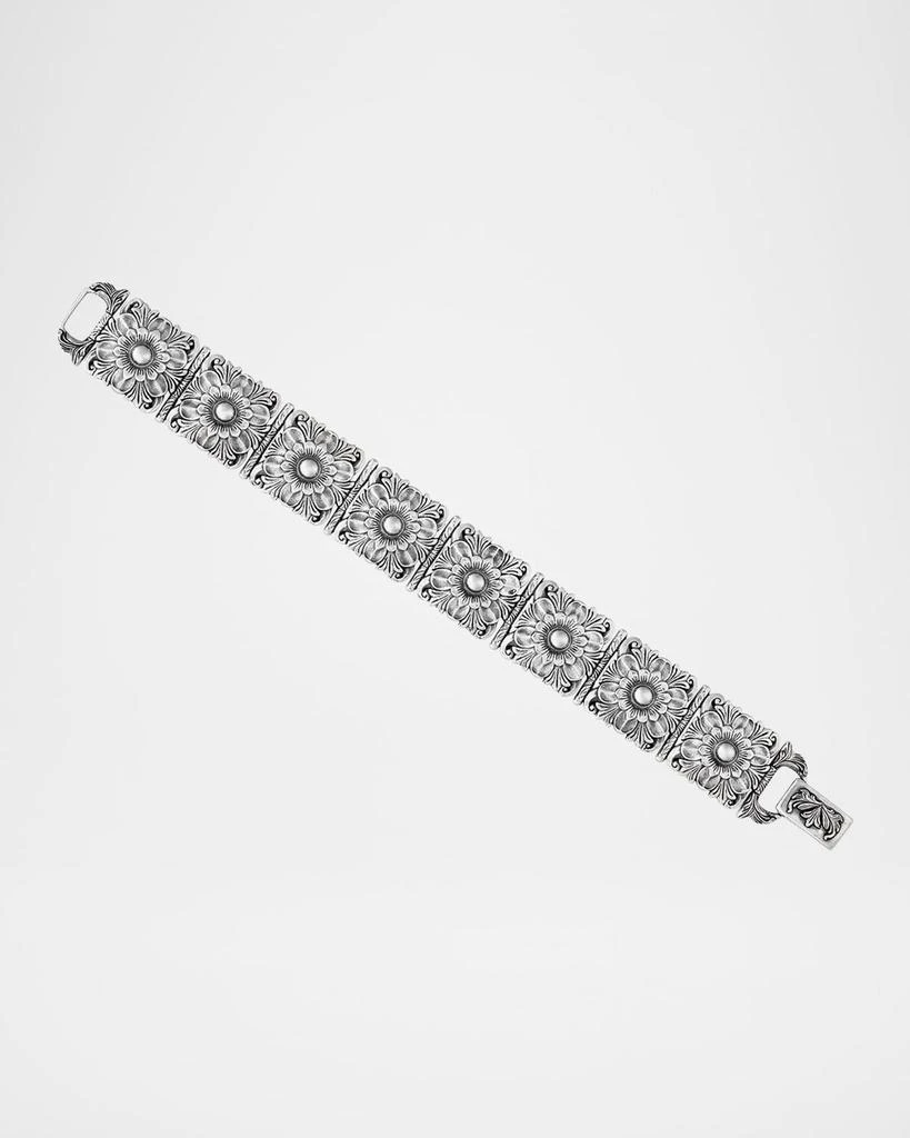 John Varvatos Men's Gothic Sterling Silver Single-Strand Bracelet, 22mm 1