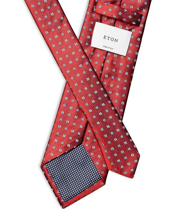 Eton Geometric Silk Tie 3