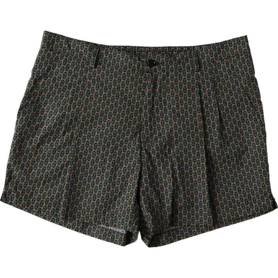 Dolce & Gabbana Patterned Beachwear Swim Shorts Men's Swimwear 1