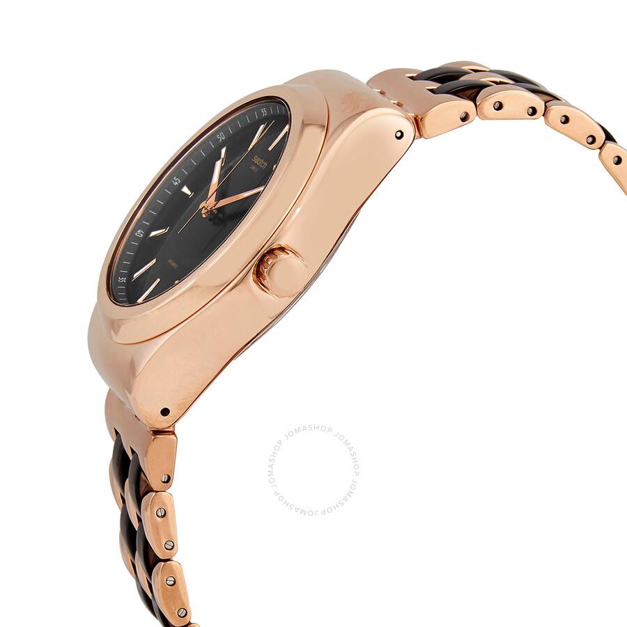 Swatch Sistem Dafne Automatic Black Dial Men's Watch YIG400G