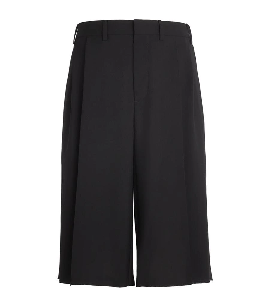MM6 Virgin Wool Panelled Shorts 1