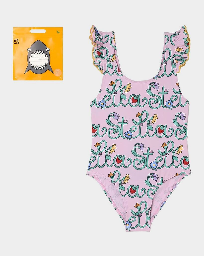 Stella Girl
s Stella Lettering One-Piece Swimsuit, Size 4-12