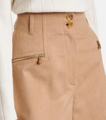 Max Mara Lola camel hair shorts 4