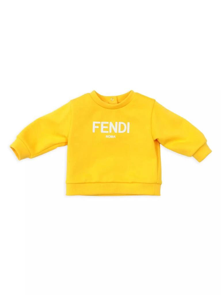 Fendi Baby Girl's Text Logo Sweatshirt 1