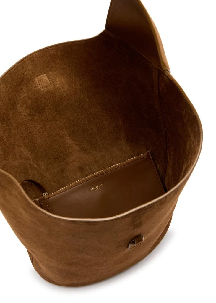 Yves Saint Laurent Le 5 à 7 Hobo suede bucket bag 4