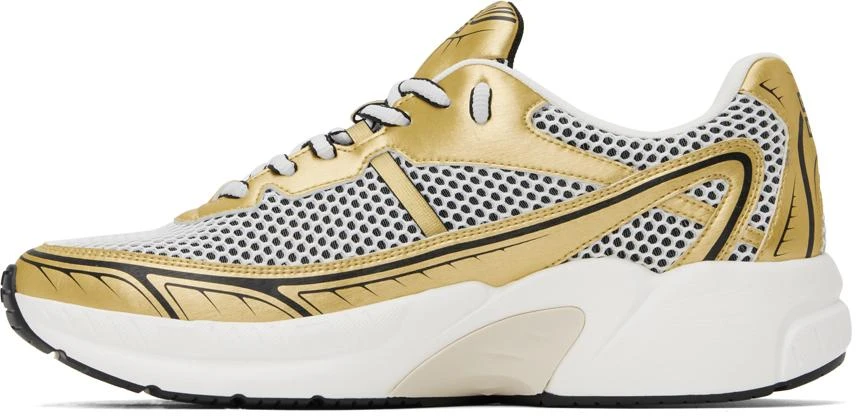 Givenchy Gold & White NFNTY-52 Sneakers 3