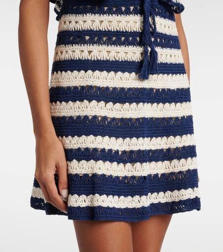 ANNA KOSTUROVA Farrah crochet cotton minidress 5