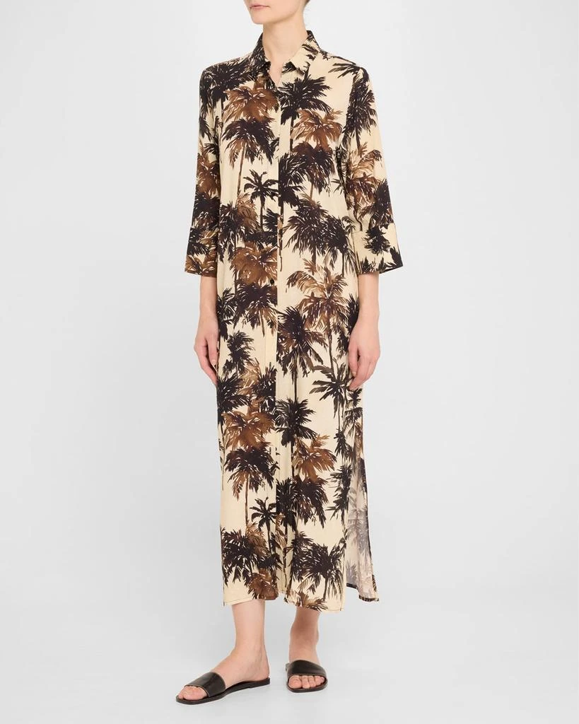 LENNY NIEMEYER Corumbau Button-Front Maxi Shirtdress 4