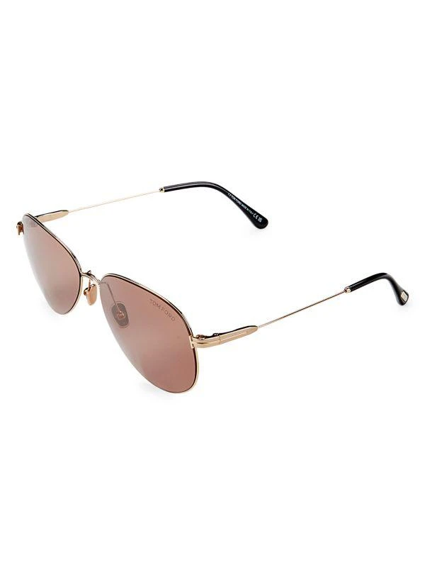 TOM FORD 59MM Oval Sunglasses 2