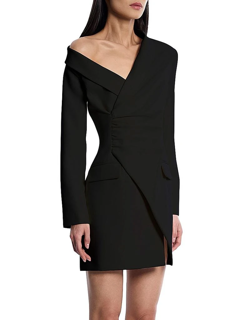 BCBG Asymmetrical Blazer Dress 4