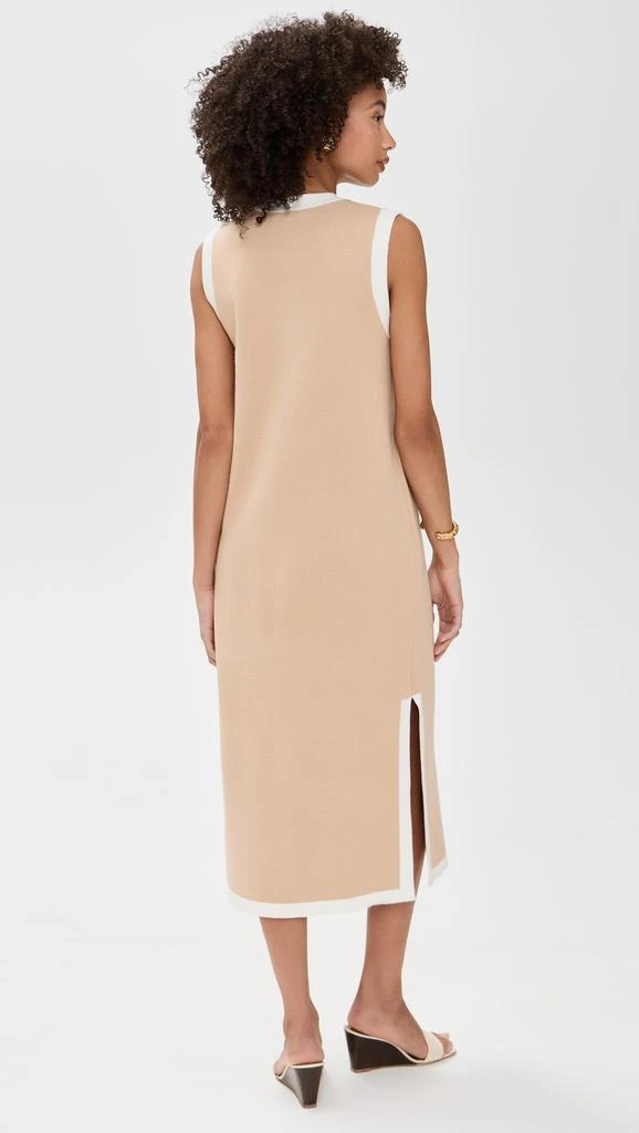 English Factory Knit Midi Dress With Ribbon Tie 2