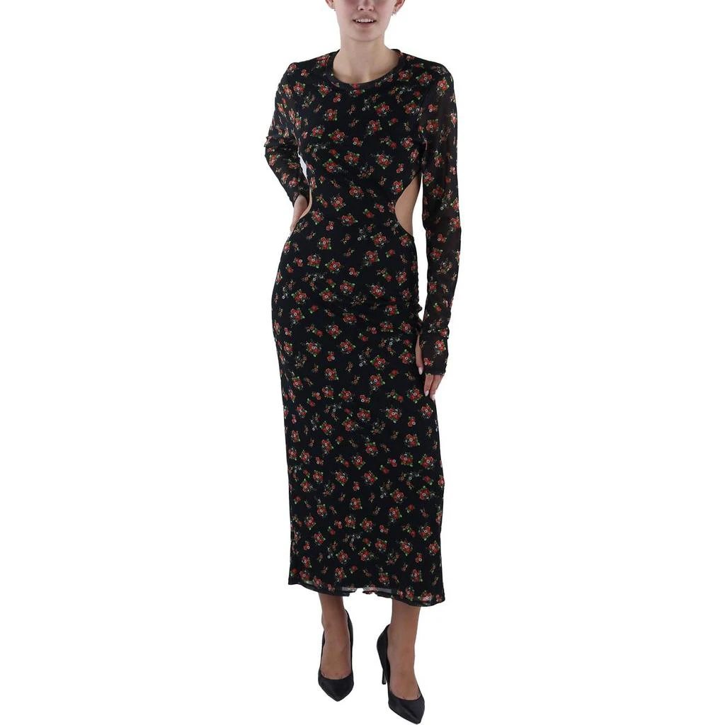 AFRM Womens Full Length Cut-Out Maxi Dress 3