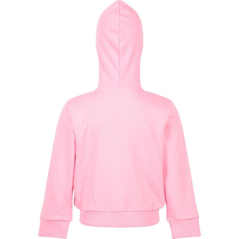 Billieblush Comic print hood zipped hoodie in pink 2