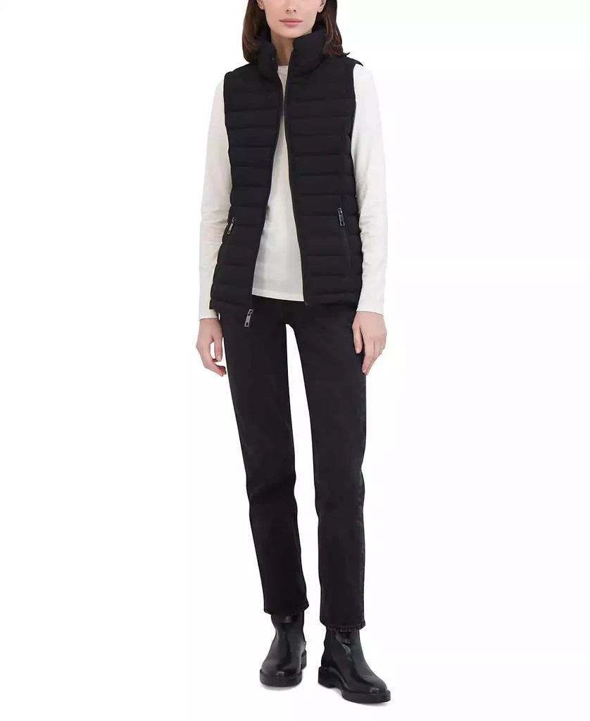 Nautica Women's Stand-Collar Zip-Front Puffer Vest 6