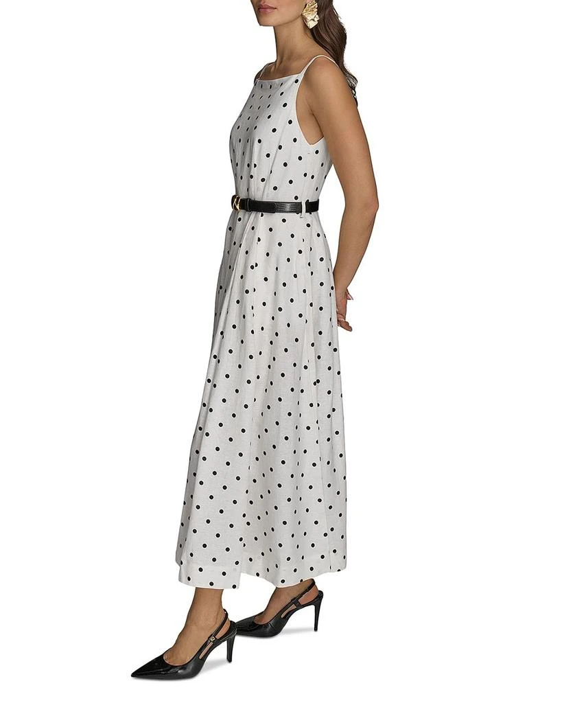 Donna Karan Linen Blend A Line Dress 4