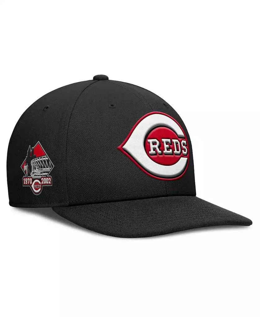 NIKE Men's Black Cincinnati Reds Pro Performance Snapback Hat 1