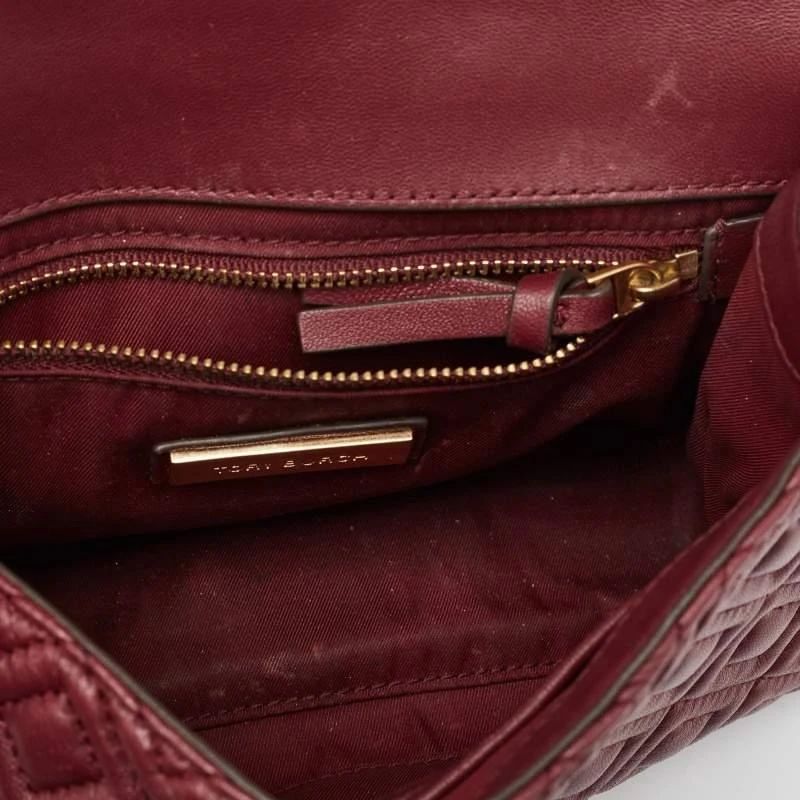 Tory Burch Tory Burch Red Leather Small Fleming Shoulder Bag 11